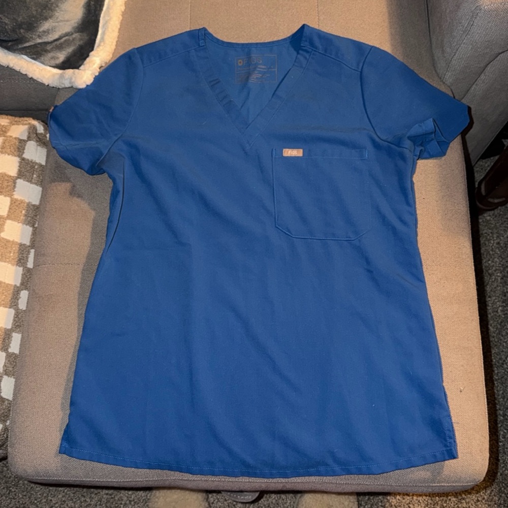 Royal Blue Figs Top